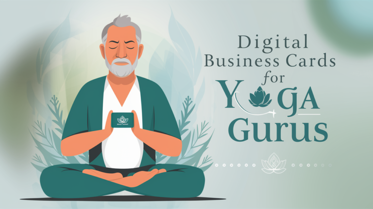 Digital Business Cards for Yoga Guru